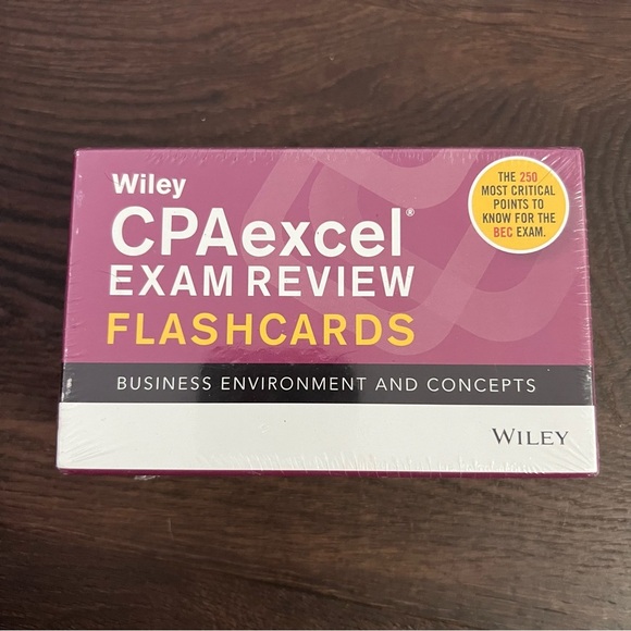 Wiley CPAexcel EXAM REVIEW Flashcards: Business Environment Concepts - Picture 1 of 3